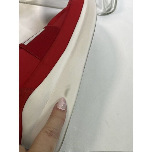 UGG Size 8.5 Sneakers Red White Logo Spell Out Neutra 1095097 Neoprene - Picture 7 of 15